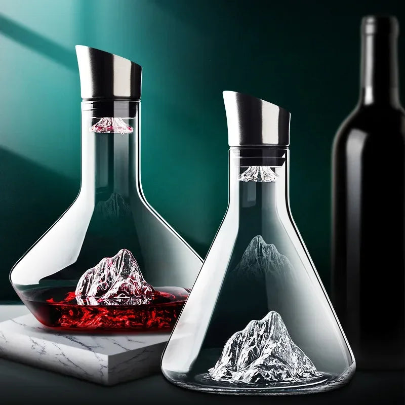 1500ml Glanzvoller Kristall Dekanter – Eleganter Weinbelüfter