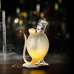 Kreative geometrische Weingläser und Cocktailgläser