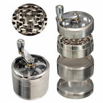 Elegant Aluminum Herb Grinder | 4-Piece Precision