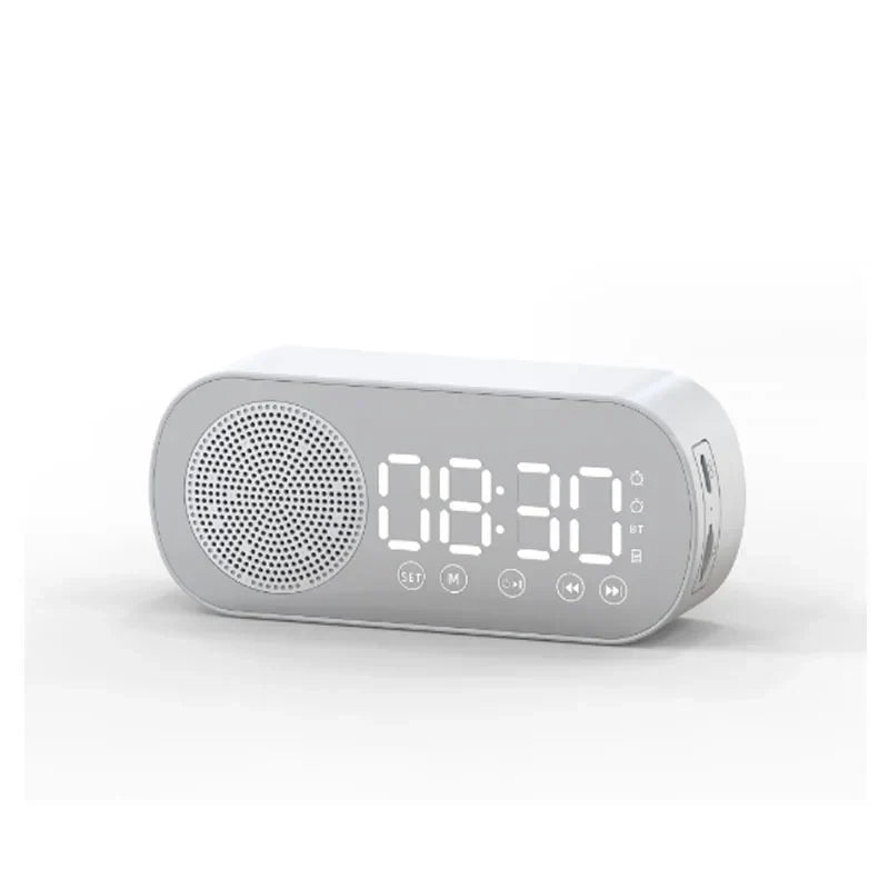 Smartes LED-Spiegelwecker mit Bluetooth-Lautsprecher & FM-Radio