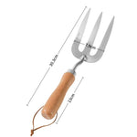Premium 5-Piece Garden Tool Set | Stainless Steel | Wooden Handles