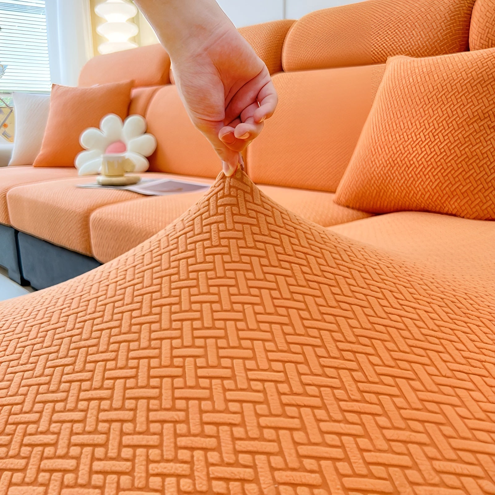 Elastischer Sofabezug – Wasserdicht und Passgenau | Schutzhülle aus Stretchstoff