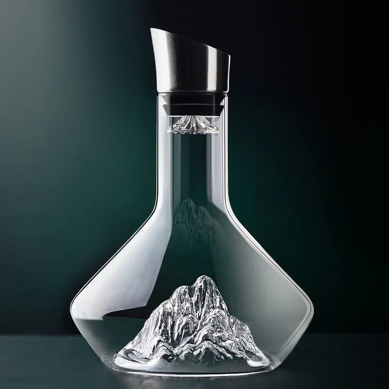 1500ml Glanzvoller Kristall Dekanter – Eleganter Weinbelüfter