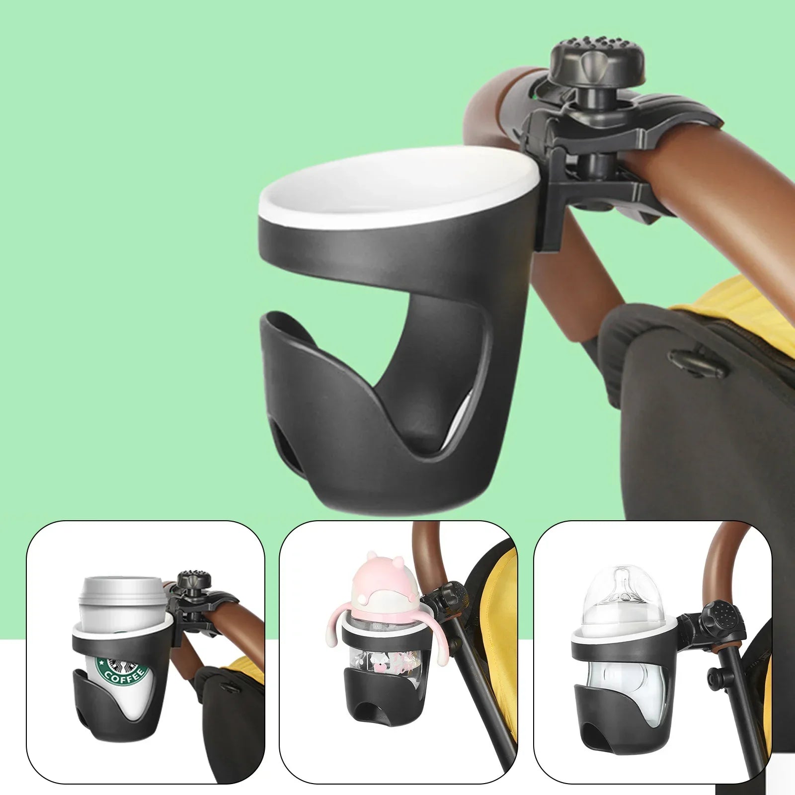 Becherhalter für Babyflaschen – Flaschenhalter für Kinderwagen
