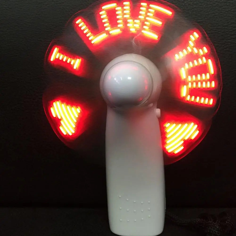ChillBreeze LED Mini Fan | Portable USB Fan with Light Effects