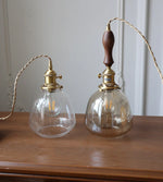 Elegante Kristall-Pendelleuchte im Vintage-Stil