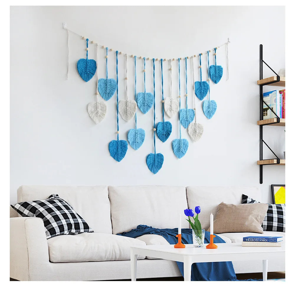 Eleganter Makramee Wandbehang für ein harmonisches Zuhause