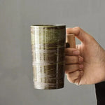 NordicDream Keramiktasse – Stilvolles Design mit Holzgriff