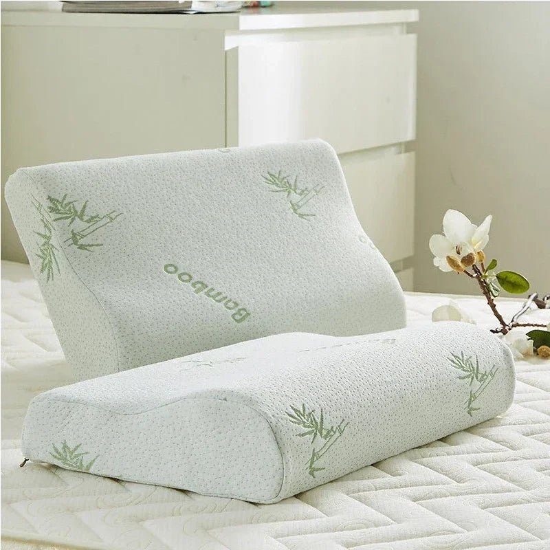 BambooDream | Orthopädisches Kissen aus Bambusfaser mit Memory-Schaum