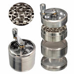 Elegant Aluminum Herb Grinder | 4-Piece Precision