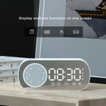 Smartes LED-Spiegelwecker mit Bluetooth-Lautsprecher & FM-Radio