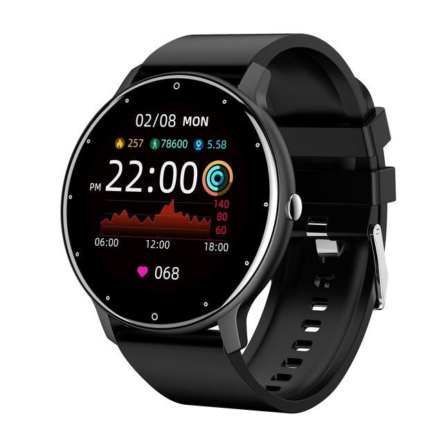Slim Smartwatch mit Pulsüberwachung – Wasserdicht und Touchscreen