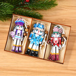 Bunte Weihnachtsbaum-Dekoration – Fröhliche Christbaumschmuck-Elemente