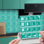 VivaMosaik 3D Wandfliesenaufkleber – 10 Stück für stilvolle Räume