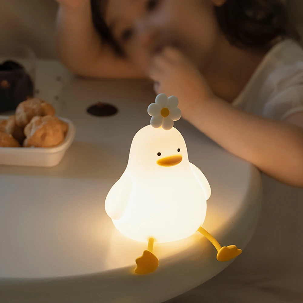 Bezaubernde Nachtlampe in Entenform