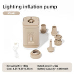 Akku-Luftpumpe mit 2-in-1 Funktion für vielseitigen Einsatz