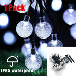 Solar Powered Outdoor 100 LED String Fairy Lights