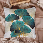 Natural Charm | Cuddly Cushion Cover with Plant Motif | 45×45 cm