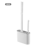 Hygienische Silikon-Toilettenbürste mit Wandhalterung