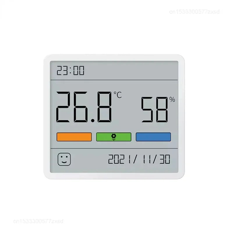 Digitaler Thermometer mit Hygrometer und Uhr für den Innenbereich