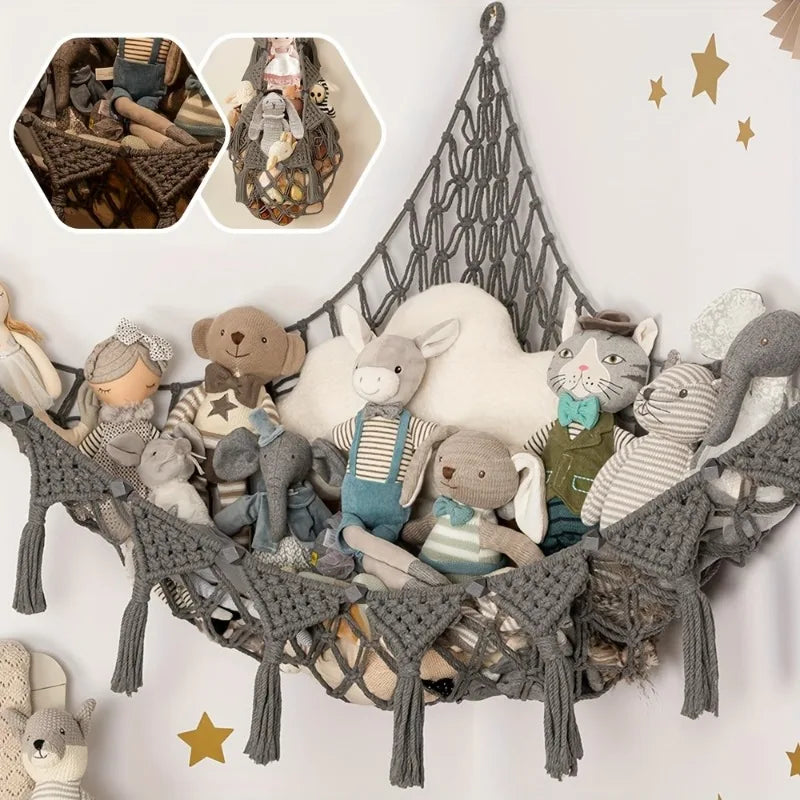 Cozy Storage Hammock for Toys | Space-Saving Decor Organizer