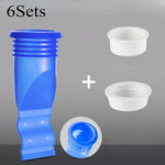 AblaufSicher Set – 6-teiliges Anti-Geruchs & Rückfluss System für Bad, WC & Küche