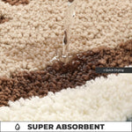 Meereszauber | Badteppich mit Fußabdruck-Motiv