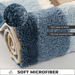 Meereszauber | Badteppich mit Fußabdruck-Motiv
