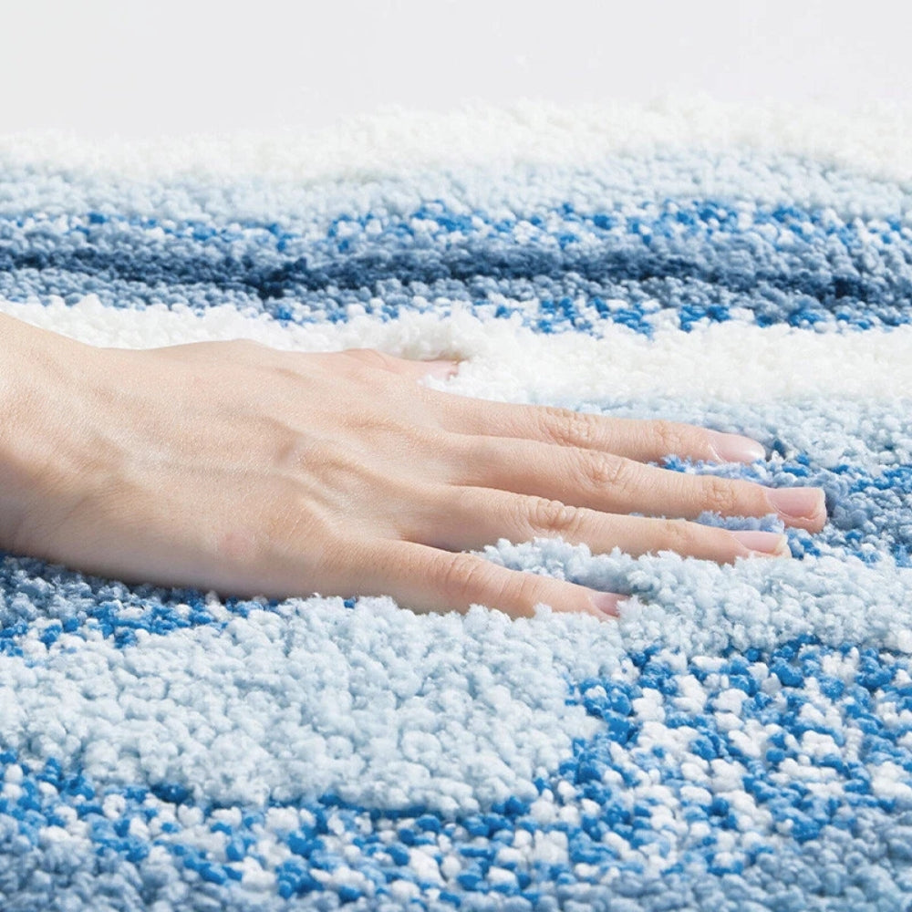 Meereszauber | Badteppich mit Fußabdruck-Motiv
