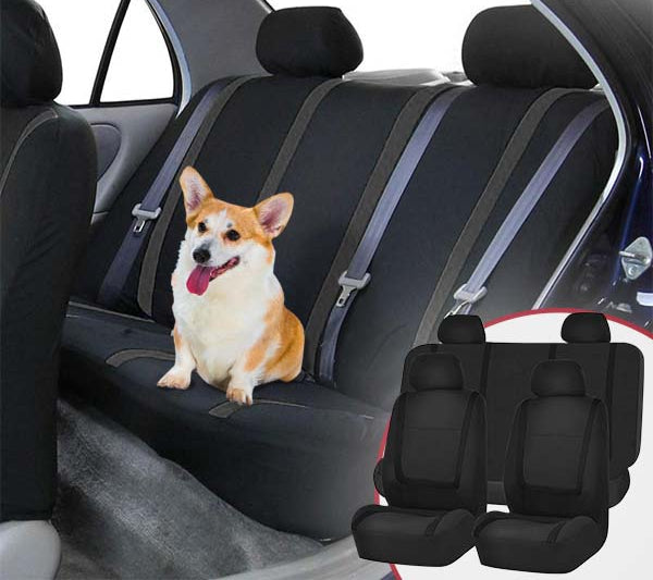 Komfort Sitzbezüge Set für Autos – 9-teilig, Universell, Atmungsaktiv & Waschbar