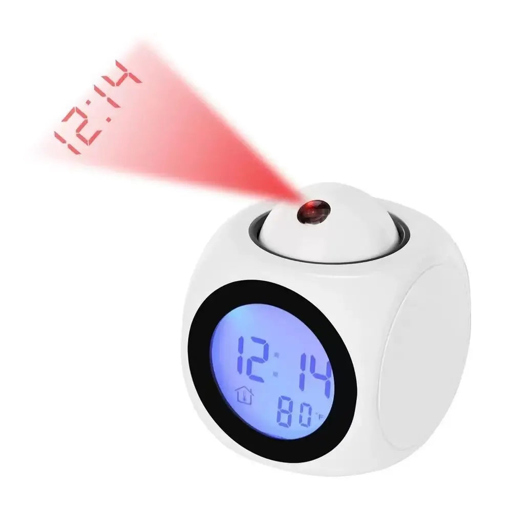 Projektion Wecker mit Temperatur und Doppelalarm – LED-Anzeige