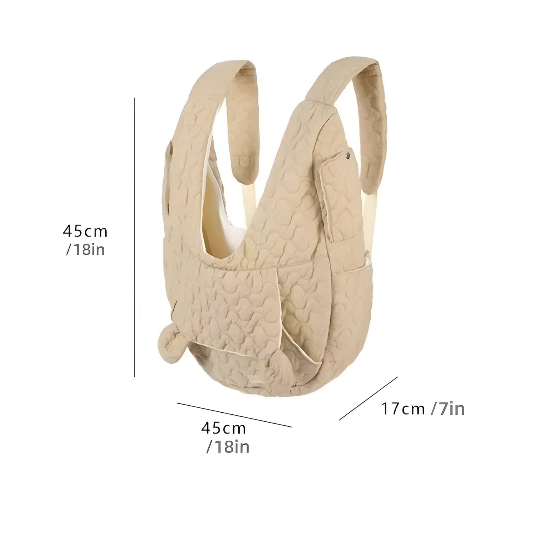 Haustiertragetasche mit ergonomischen Tragegurten bis 10 kg