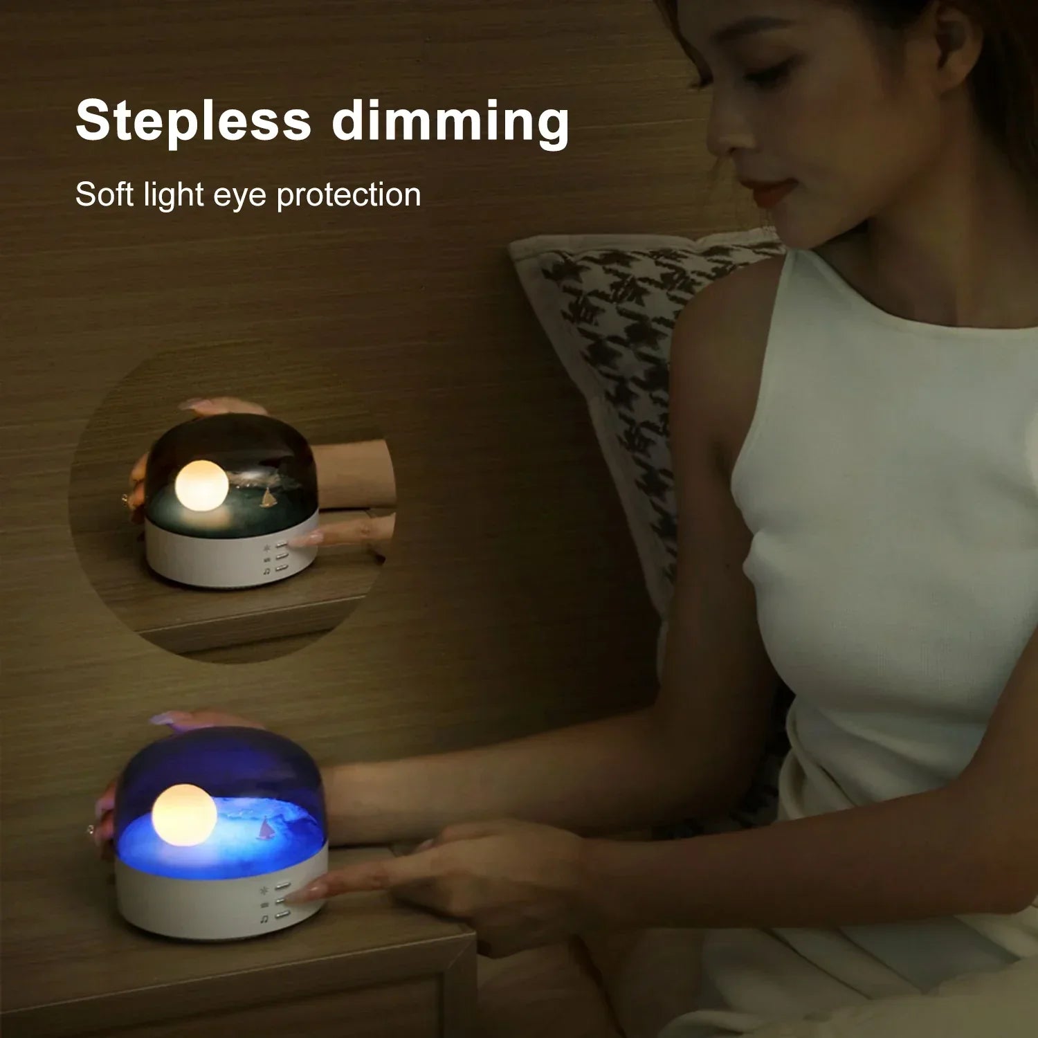 3D Mondlicht Lautsprecher mit beruhigender Atmosphäre