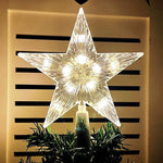 Leuchtender Weihnachtsstern – LED Baumspitze für festliche Dekoration