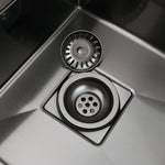Edelstahl-Spülbecken Abflussfilter mit Geruchsbarriere – Pop-Up Stopper & Anti-Verstopfungssystem