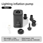Akku-Luftpumpe mit 2-in-1 Funktion für vielseitigen Einsatz