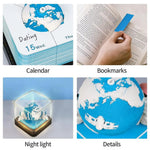 3D Erdkunde Entdecker Kalender-Notizblock