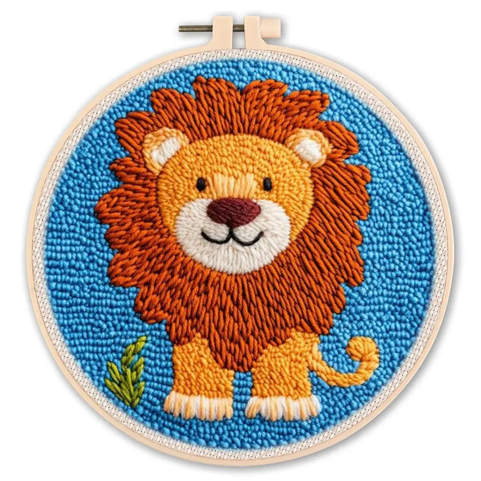 Tierische Fadenkunst: Kreatives DIY-Set mit Zubehör