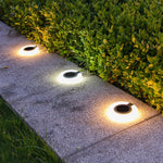 Verstellbare Solar-Gartenleuchte mit 360° Lichtlenkung
