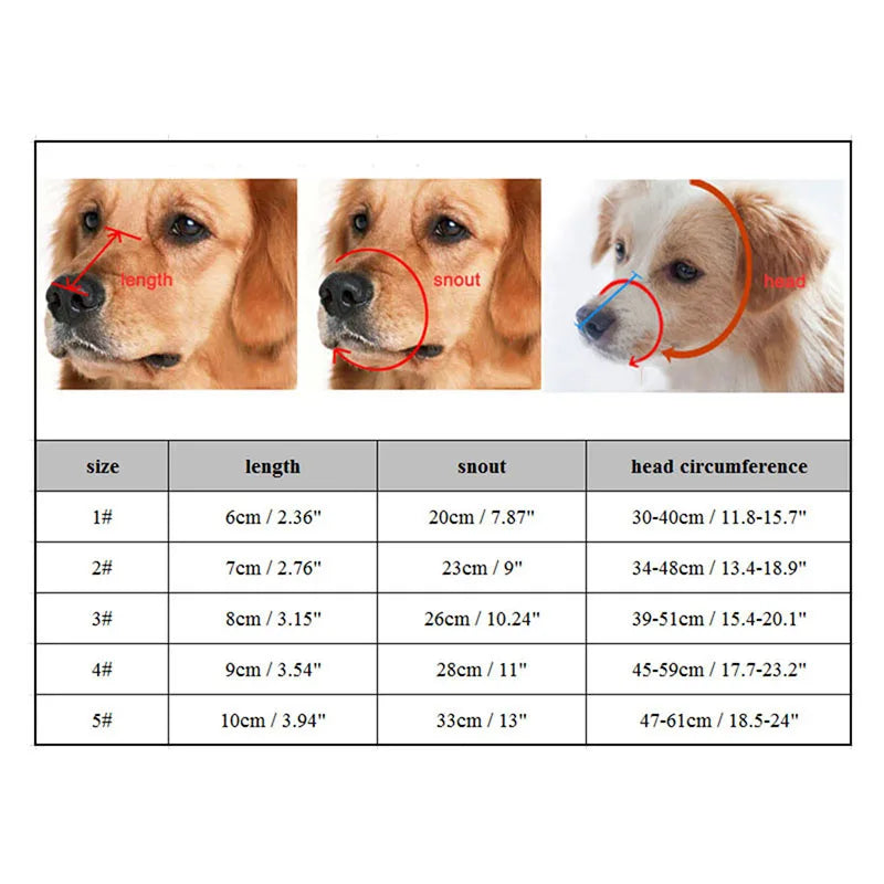 K9Safe | Verstellbarer Silikonmaulkorb für Hunde
