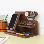 Stylish wooden organizer for your workspace