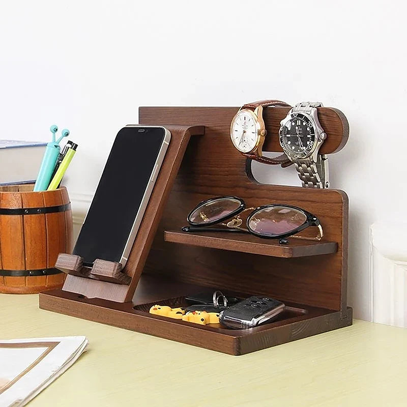 Stylish wooden organizer for your workspace