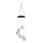 Solarbetriebene LED-Windspiel – Farbwechselnde Beleuchtung für Garten & Balkon
