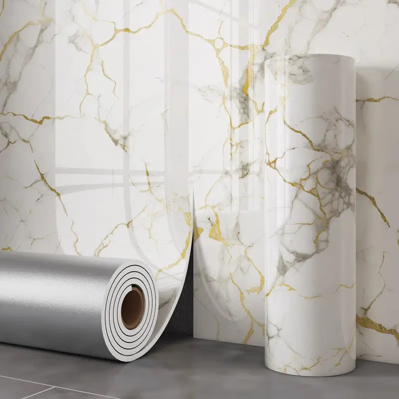 Selbstklebende Marmorfolie – Stilvoller Look in Minuten (40×300 cm)