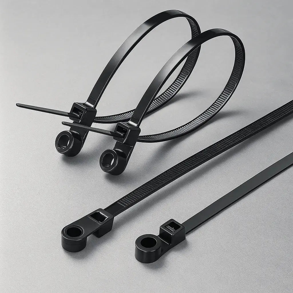 Sichere Kabelbinder mit Schraublöchern – Zugkraft bis 22 kg