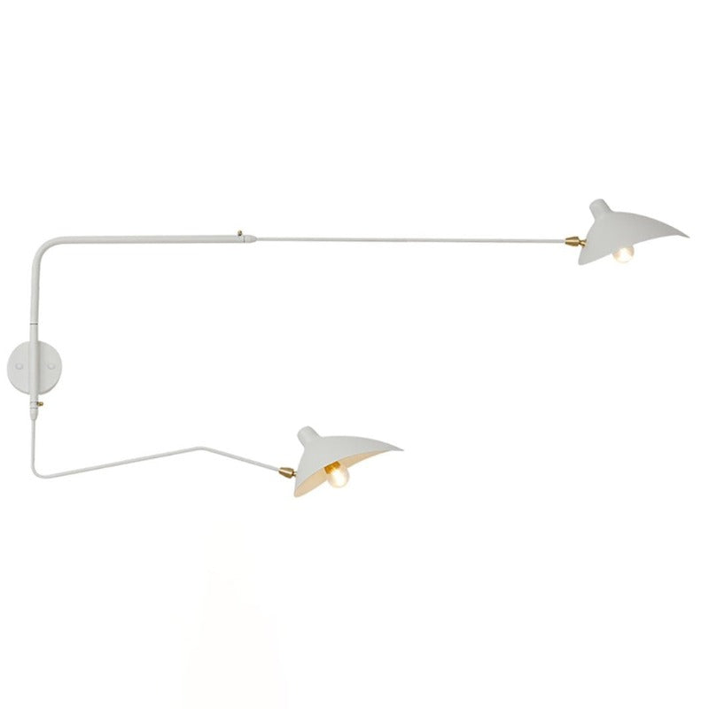 Elegante Wandlampe mit flexibler Ausrichtung