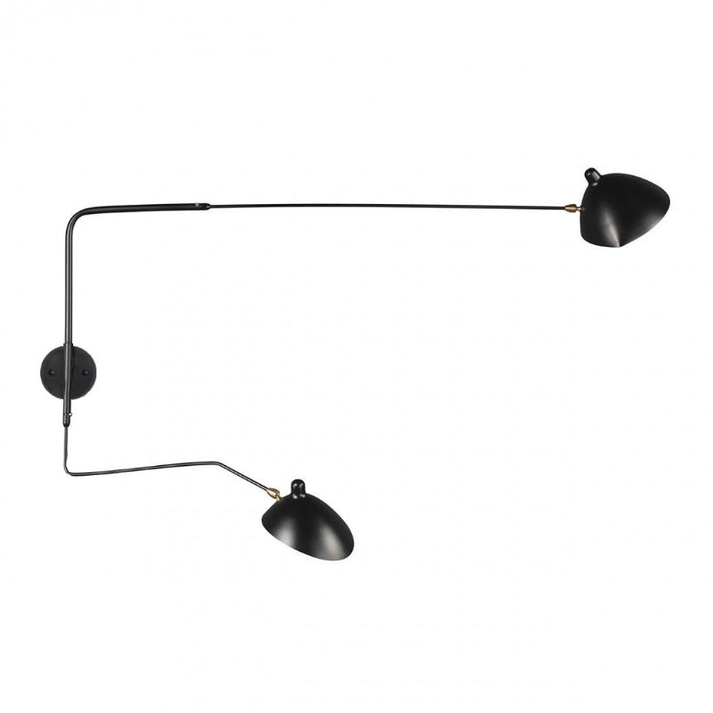 Elegante Wandlampe mit flexibler Ausrichtung
