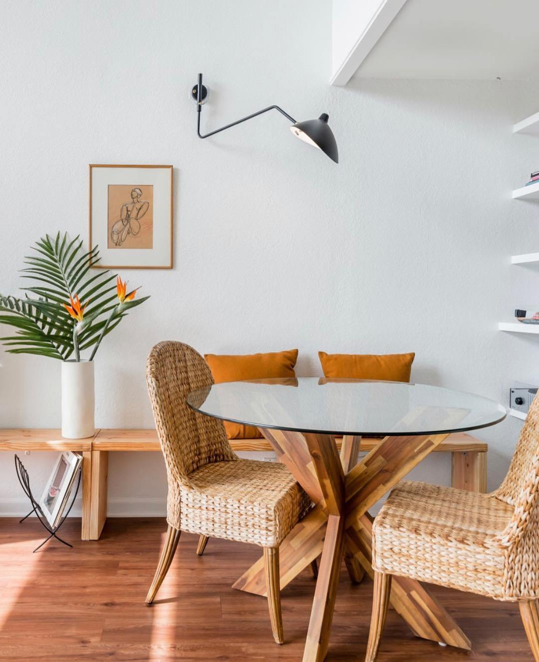 Elegante Wandlampe mit flexibler Ausrichtung