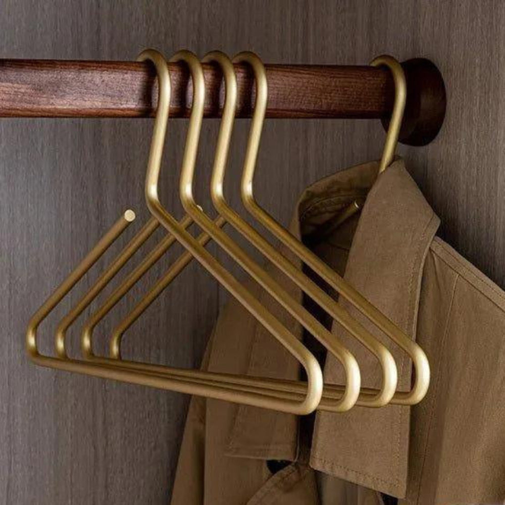 5er Set Elegante Metallkleiderbügel für Perfekte Ordnung