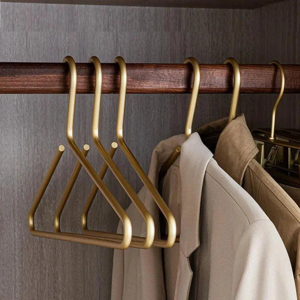 5er Set Elegante Metallkleiderbügel für Perfekte Ordnung